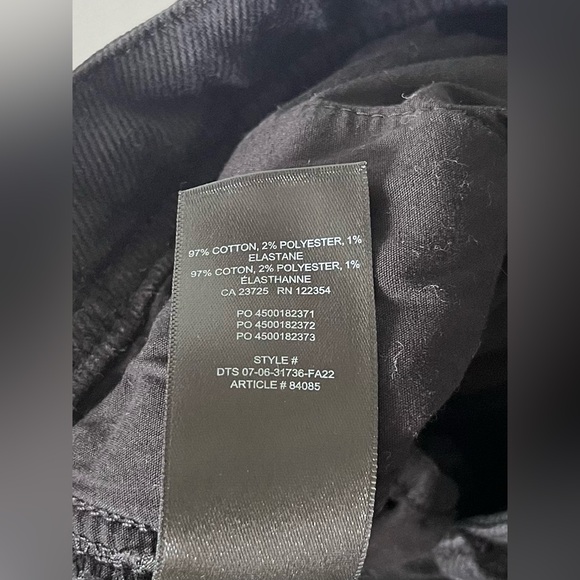 Aritzia Wilfred Free Maeve Black Cargo Pant Size 4 - Picture 11 of 12